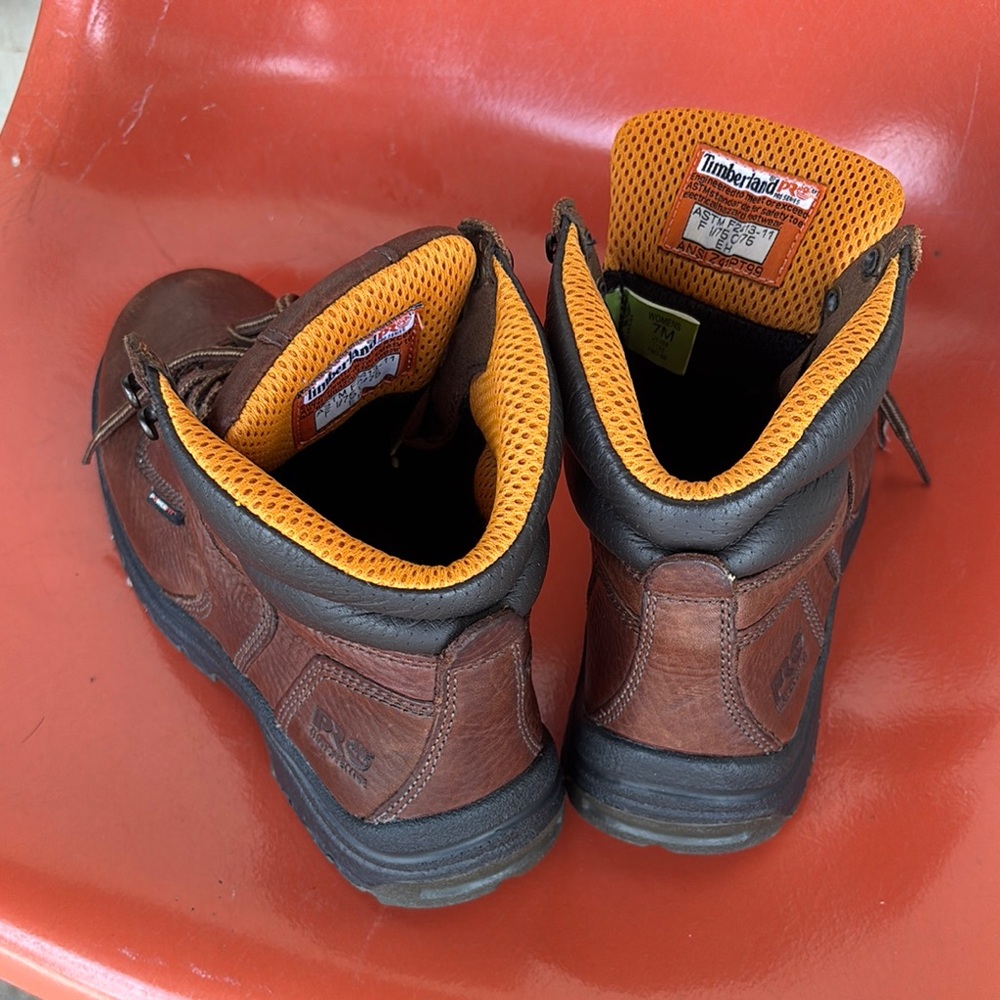 Timberland steel toe work boots power fit